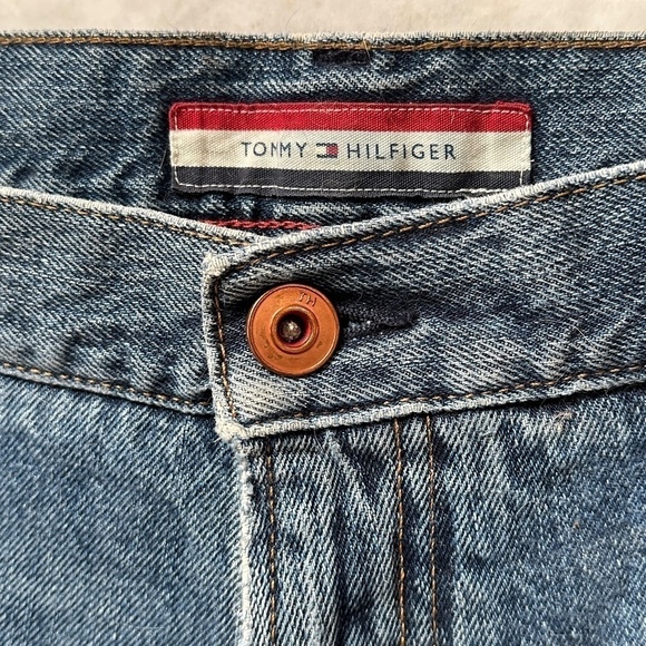Tommy Hilfiger Vintage Blue Jeans Mens Size 38 - Picture 3 of 9